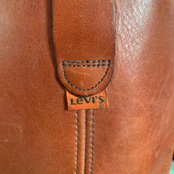 Levi’s 1970s Orange Tab Brown Cowboy Boots Mens Size 9.5 Vintage - Picture 4 of 16